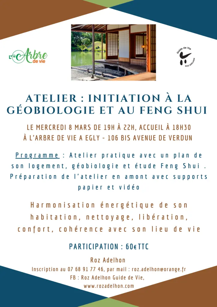 Atelier initiation à la géobiologie et au Feng Shui