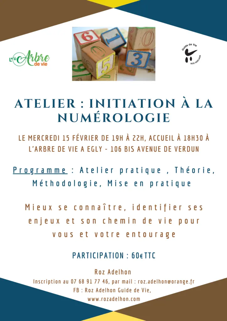 Atelier initiation à la numérologie